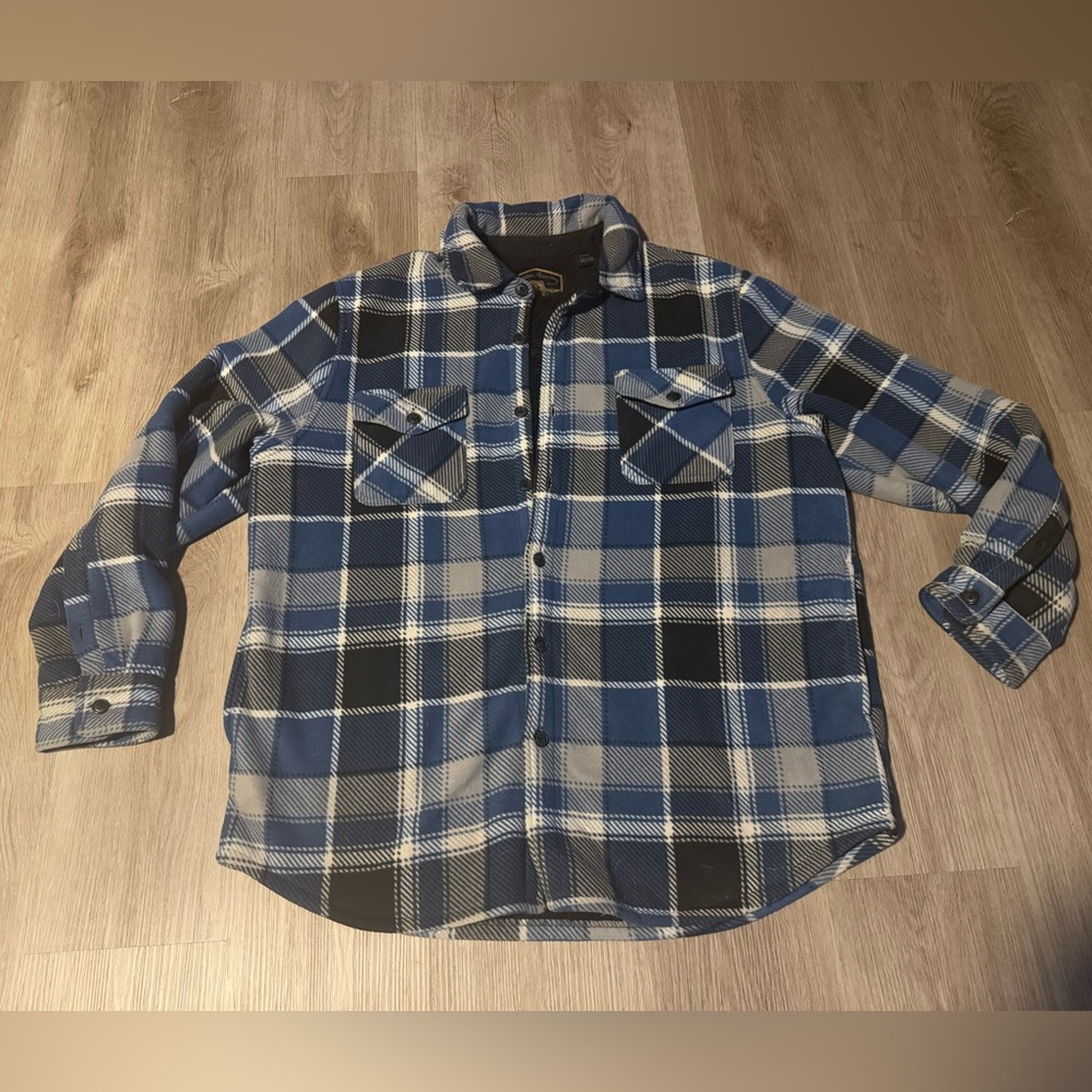 Freedom Foundry Men’s XL Fleece Lined Shirt Jacket BLK, WHT, GRY, NAVY PLAID